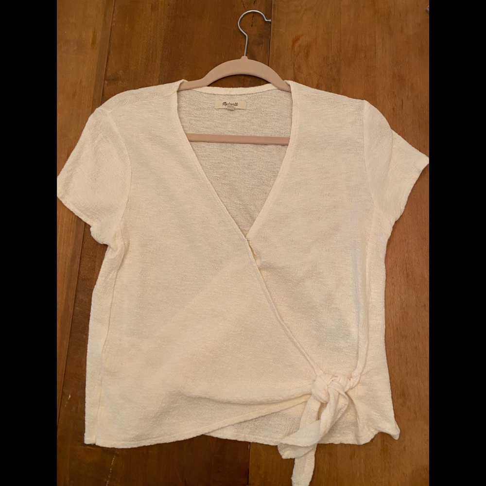Madewell Tie Wrap Top